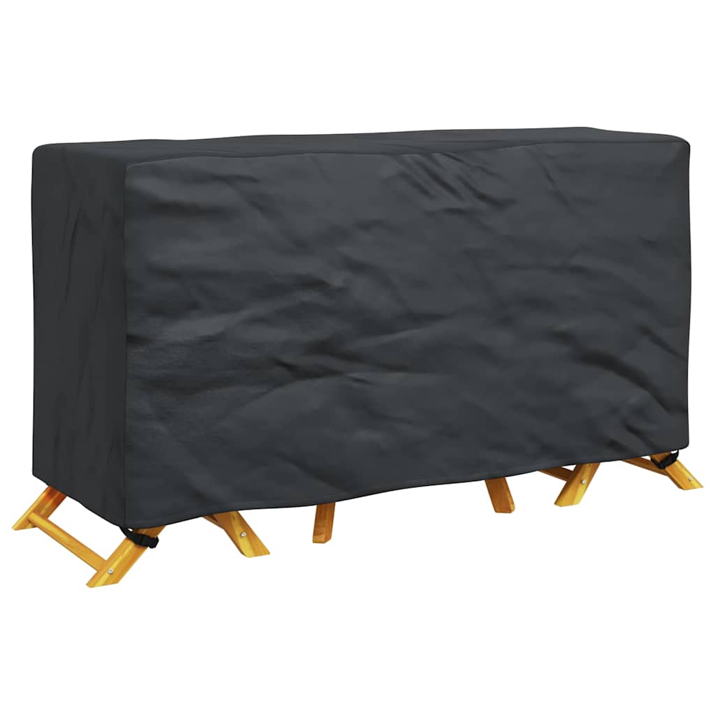 Outdoor Furniture Cover Black 180 x 70 x 90 cm 600D